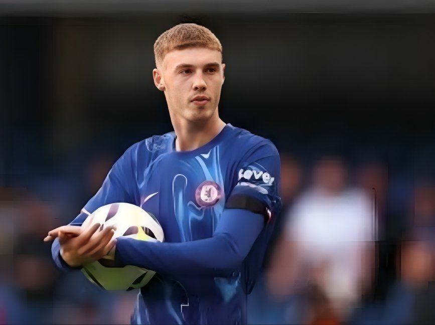 Young Cole Palmer during his Manchester City academy days